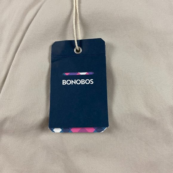 NWT Bonobos Straight Leg Washed Chinos Pants Mens 38 x 30 Stone Beige Cotton - Picture 6 of 16